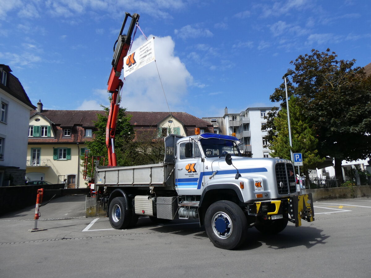 (262'917) - Kugler, Arbon - Nr. 4/TG 37'299 - Saurer am 25. Mai 2024 in Arbon, Arbon Classics