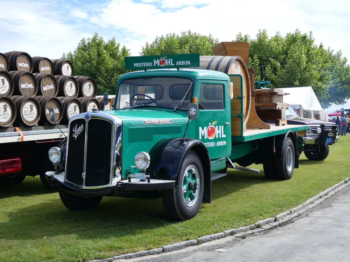 (262'920) - M�hl, Arbon - Saurer am 25. Mai 2024 in Arbon, Arbon Classics