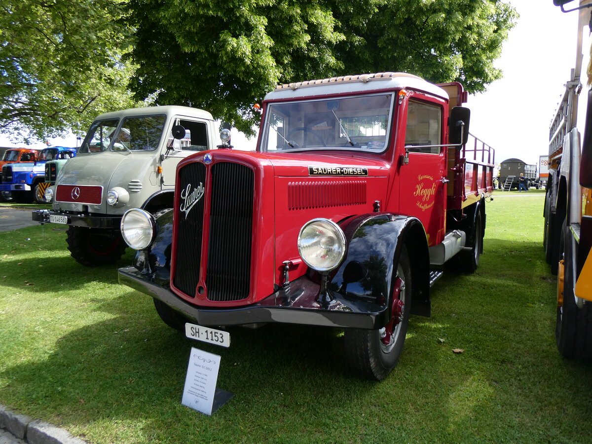 (262'929) - Heggli, Schaffhausen - SH 1153 - Saurer am 25. Mai 2024 in Arbon, Arbon Classics
