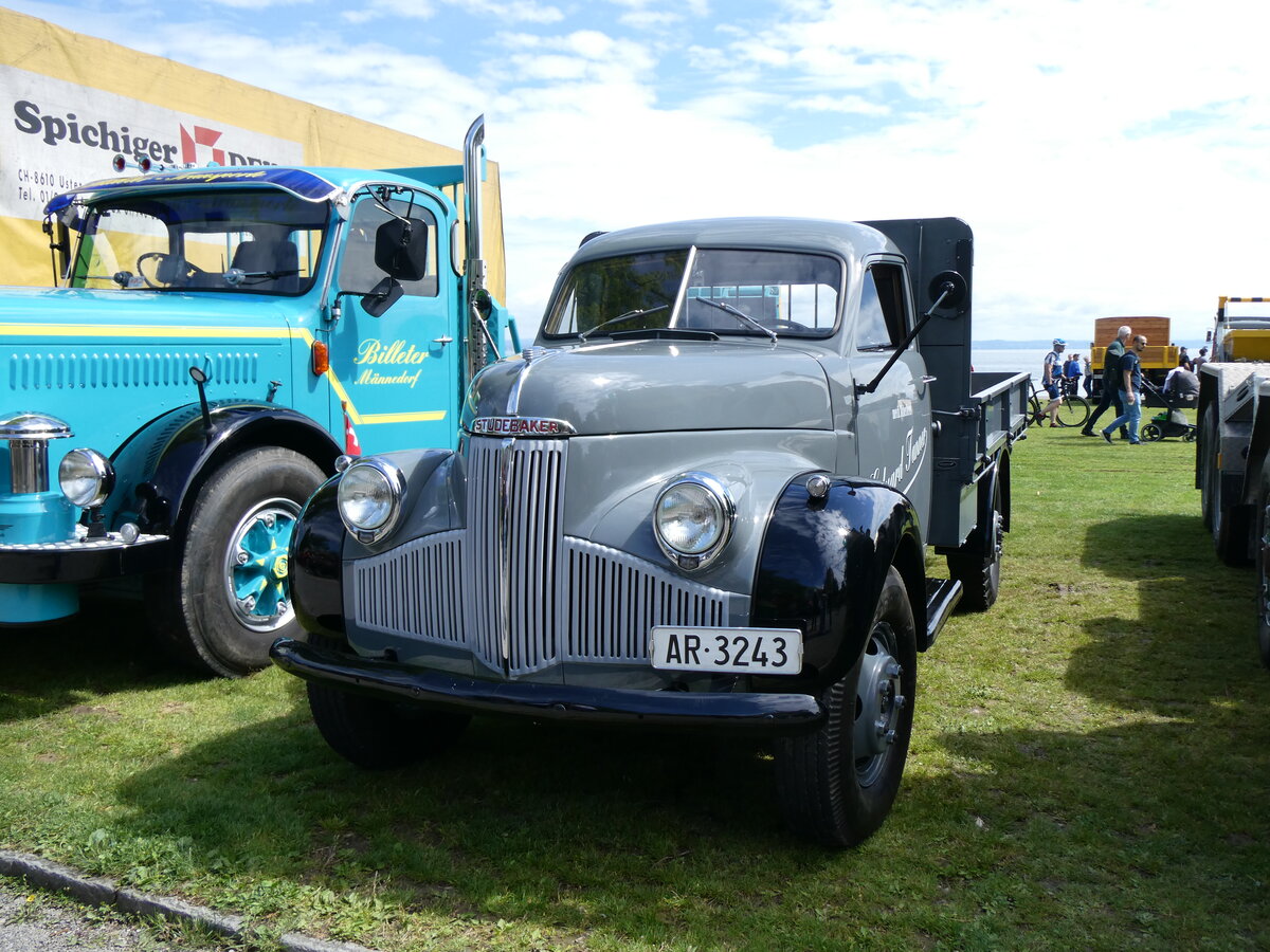 (262'992) - Tanner, Speicher - AR 3243 - Studebaker am 25. Mai 2024 in Arbon, Arbon Classics