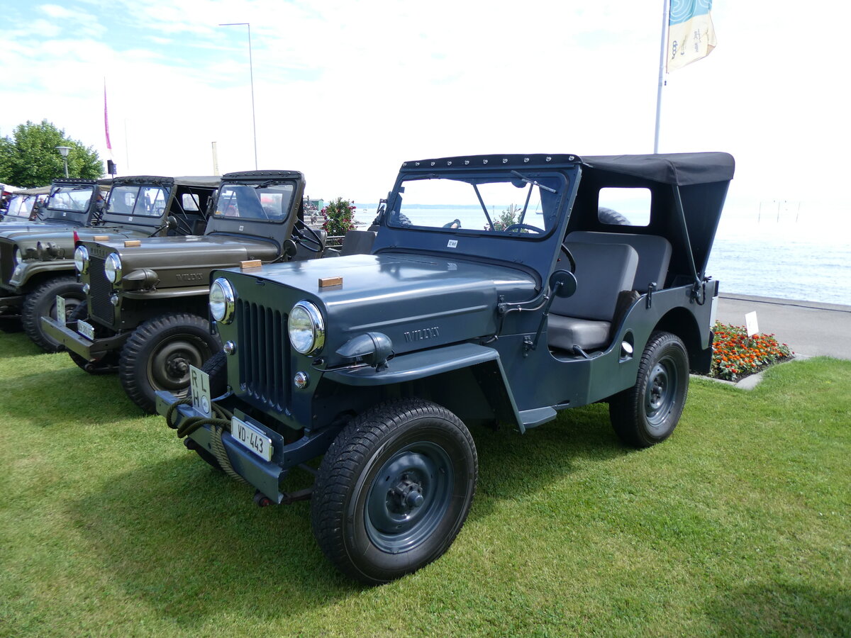 (263'006) - Willys - VD 443 - am 25. Mai 2024 in Arbon, Arbon Classics