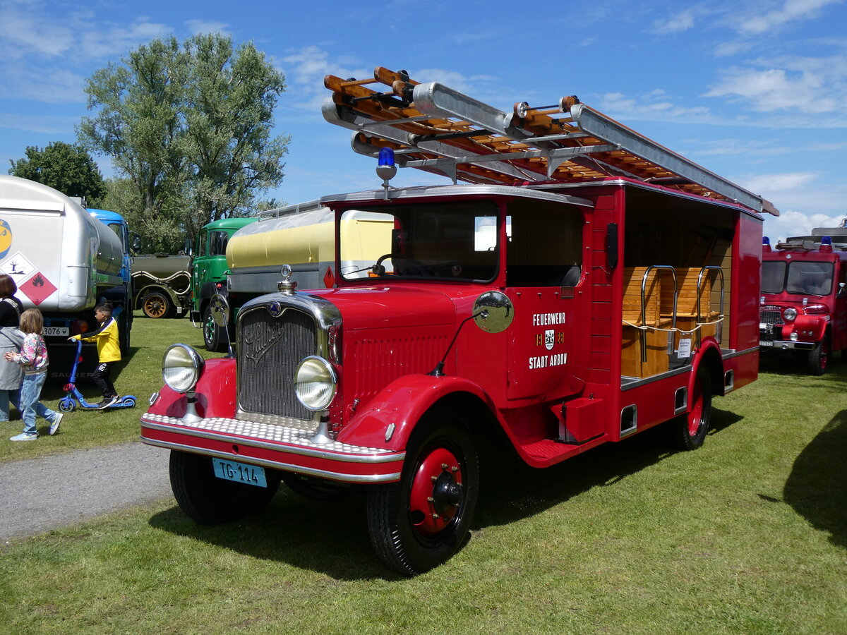 (263'091) - Feuerwehr, Saurer - TG 114 - Saurer am 25. Mai 2024 in Arbon, Arbon Classics