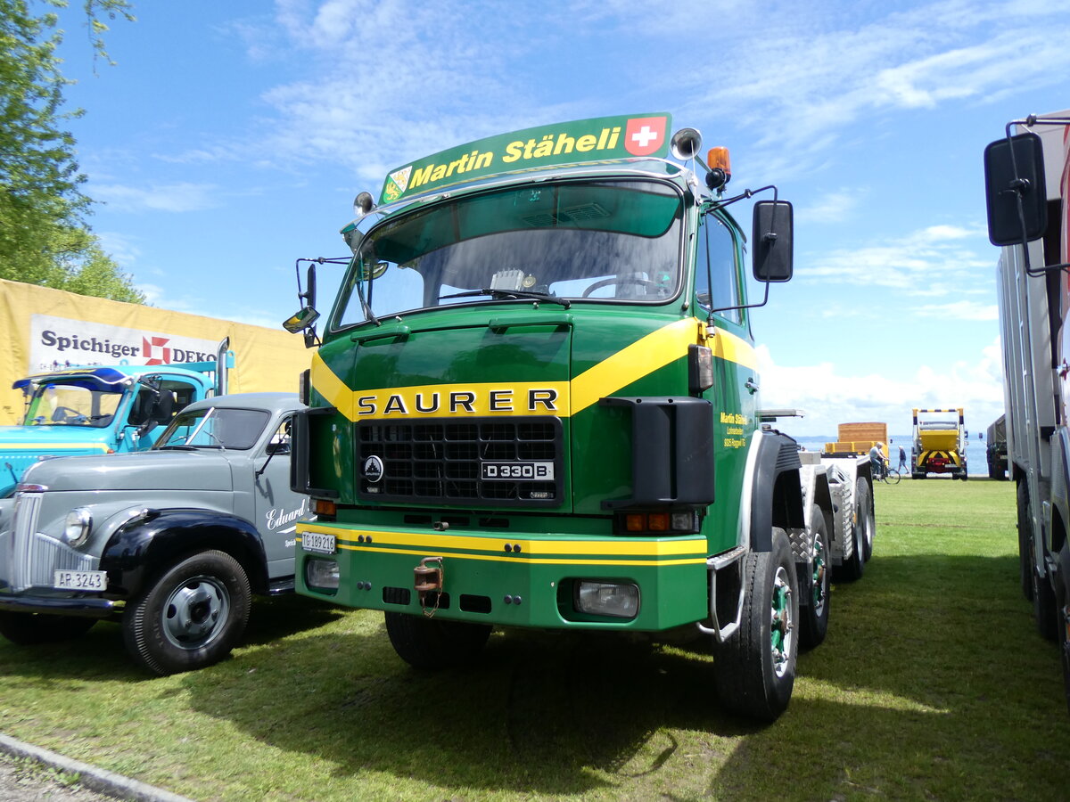 (263'103) - St�heli, Roggwil - TG 189'216 - Saurer am 25. Mai 2024 in Arbon, Arbon Classics