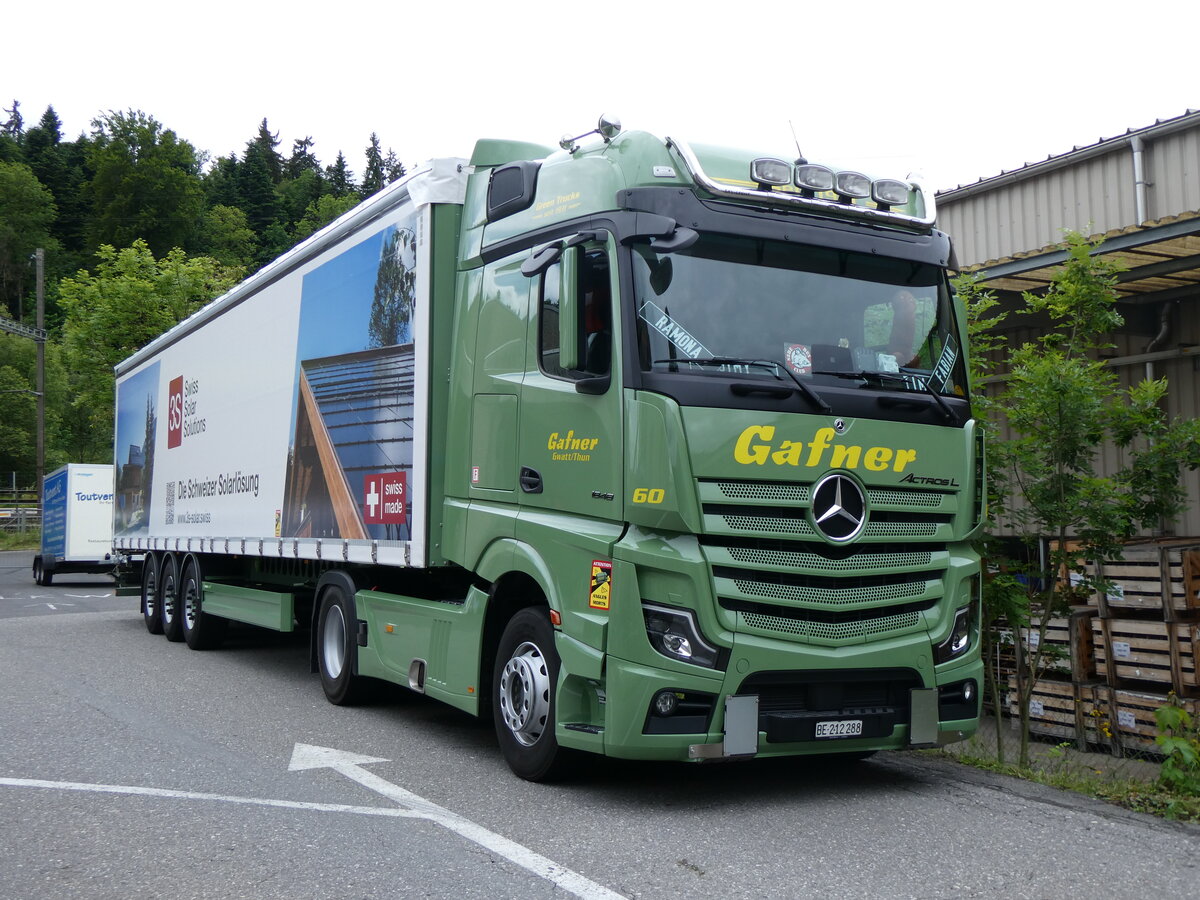 (263'316) - Gafner, Gwatt - Nr. 60/BE 212'288 - Mercedes am 1. Juni 2024 in Gwatt, Garage