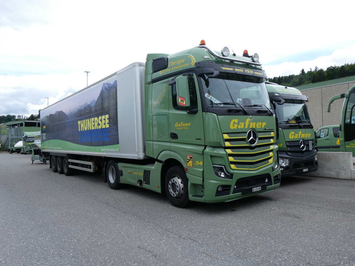 (263'325) - Gafner, Gwatt - Nr. 54/BE 128'889 - Mercedes am 1. Juni 2024 in Gwatt, Garage