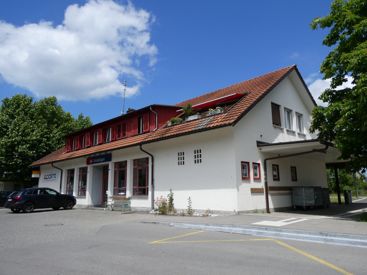 (263'382) - Bahnhof Ermatingen am 4. Juni 2024