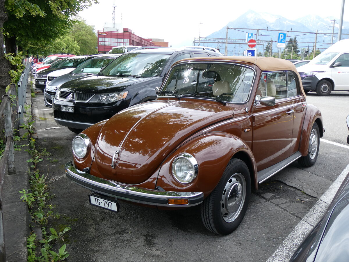 (263'451) - VW-K�fer - TG 797 - am 8. Juni 2024 in Thun, Rosenau