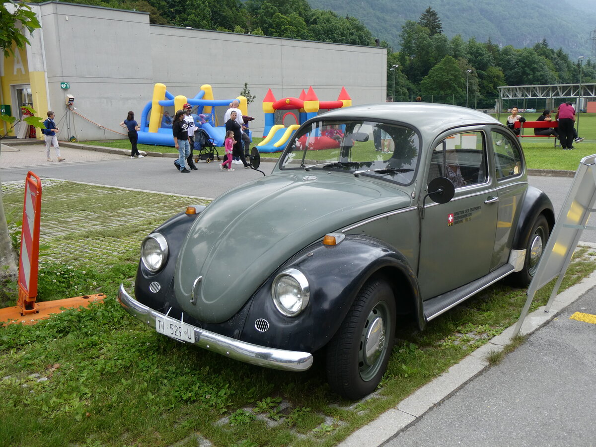 (263'515) - VW-K�fer - TI 529 U - am 9. Juni 2024 in Faido, Garage Barenco