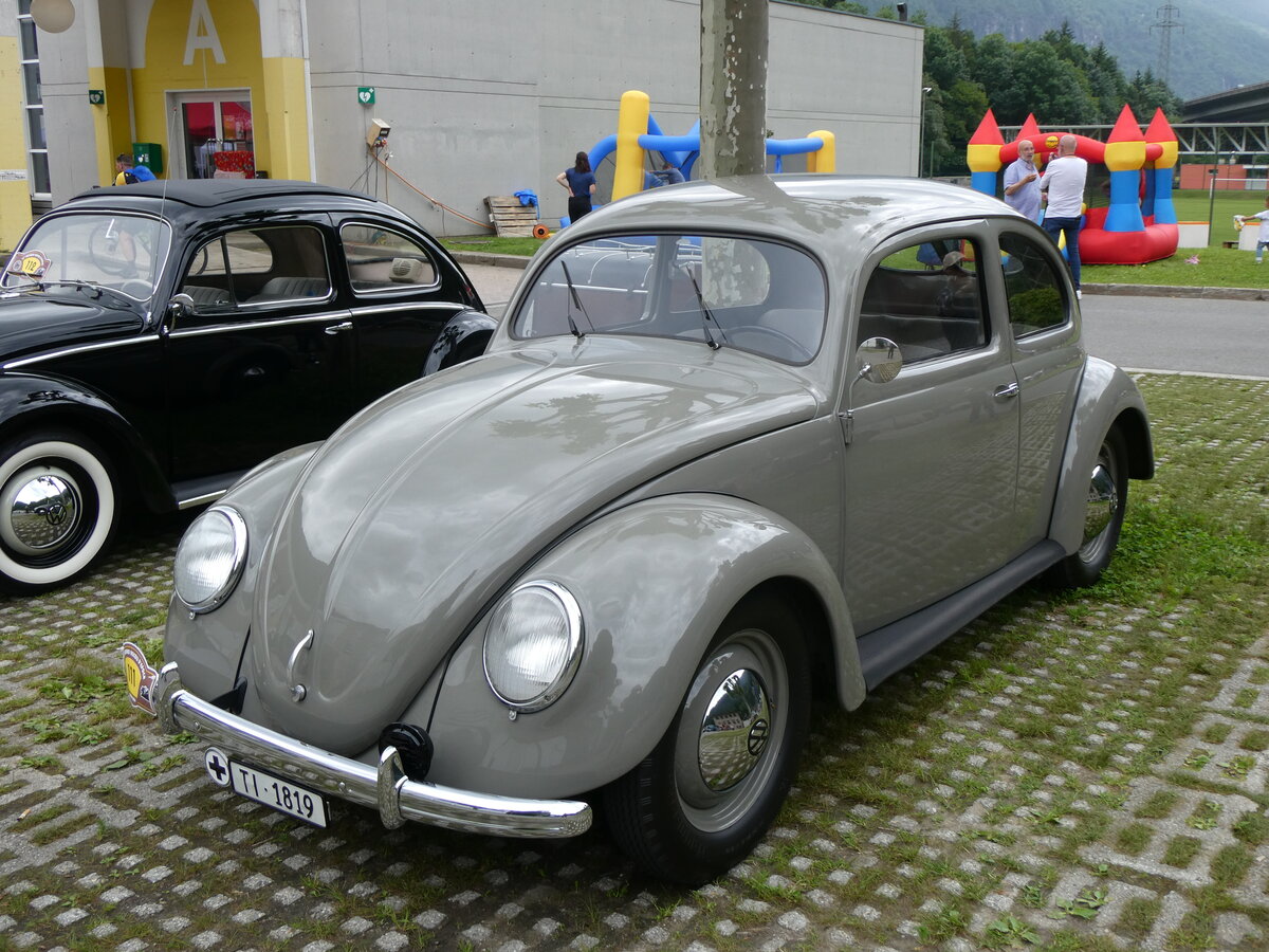 (263'516) - VW-K�fer - TI 1819 - am 9. Juni 2024 in Faido, Garage Barenco