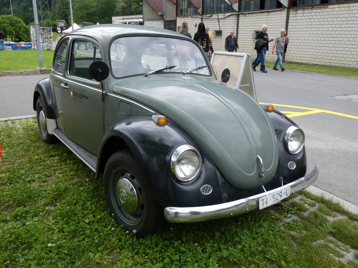 (263'517) - VW-K�fer - TI 529 U - am 9. Juni 2024 in Faido, Garage Barenco