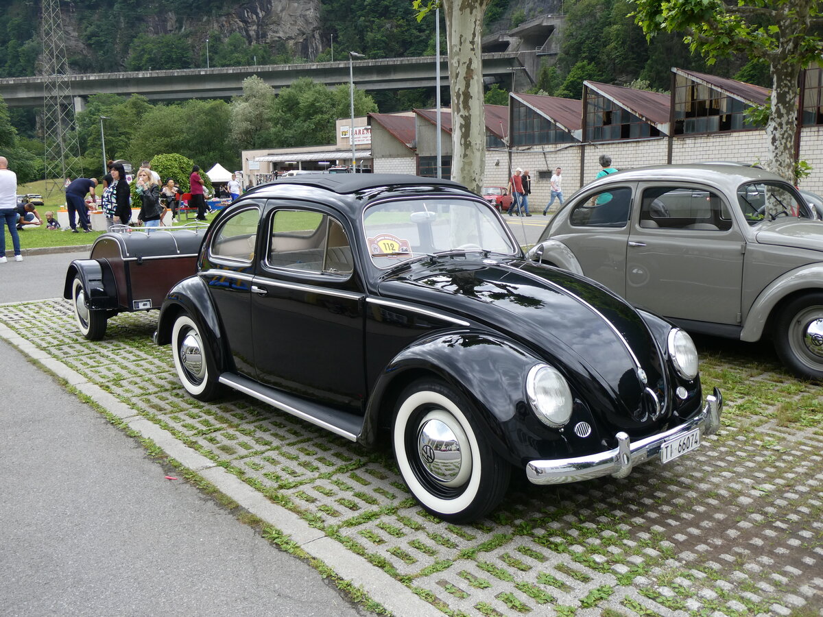 (263'518) - VW-K�fer - TI 66'074 - am 9. Juni 2024 in Faido, Garage Barenco