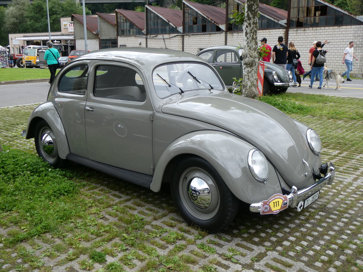 (263'519) - VW-K�fer - TI 1819 - am 9. Juni 2024 in Faido, Garage Barenco