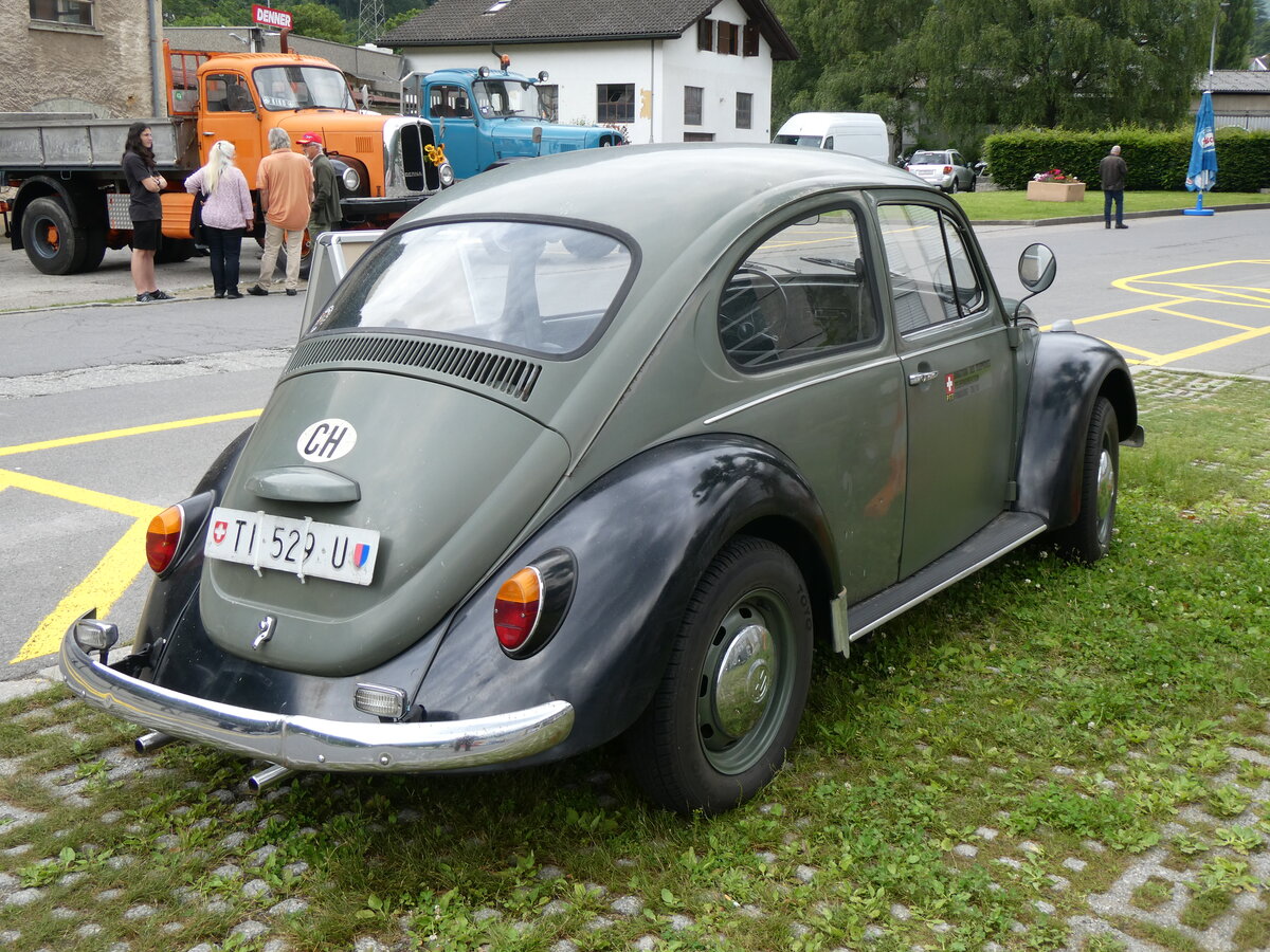 (263'521) - VW-K�fer - TI 529 U - am 9. Juni 2024 in Faido, Garage Barenco