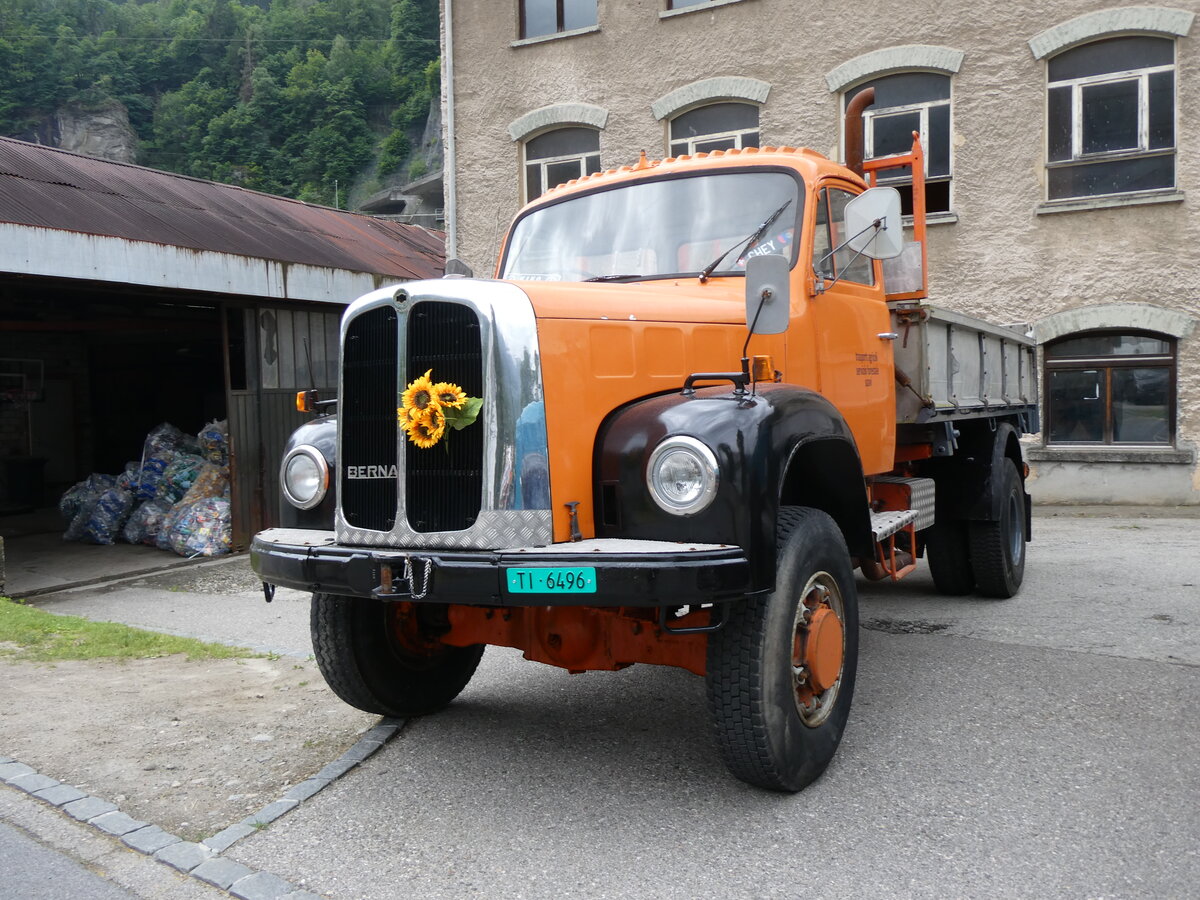 (263'544) - Berna - TI 6496 - am 9. Juni 2024 in Faido, Garage Barenco