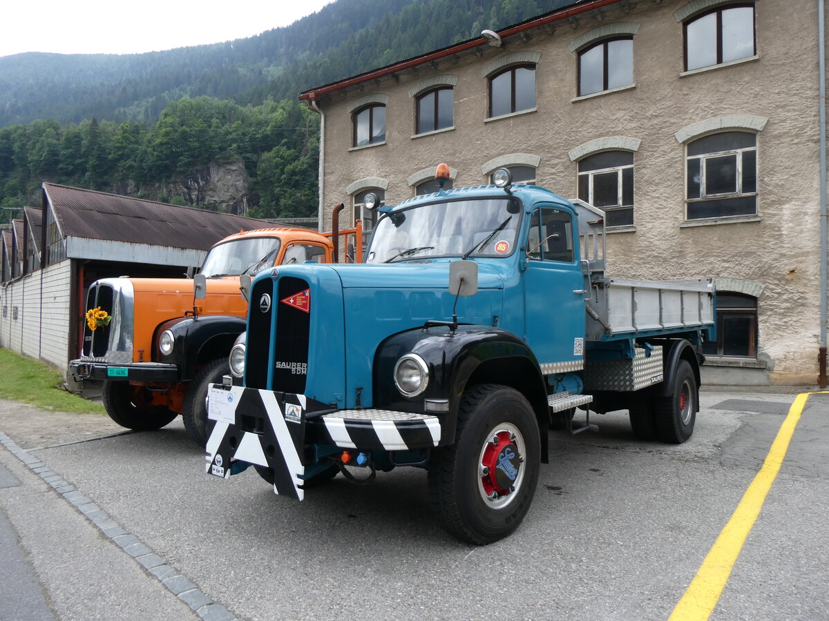 (263'545) - Saurer am 9. Juni 2024 in Faido, Garage Barenco