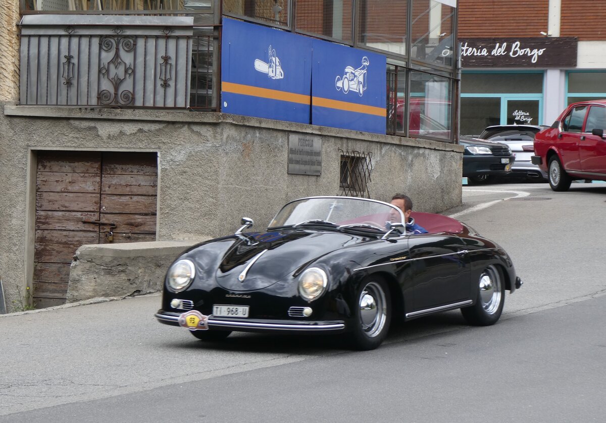(263'555) - Porsche - TI 968 U - am 9. Juni 2024 in Faido, Via Saresc