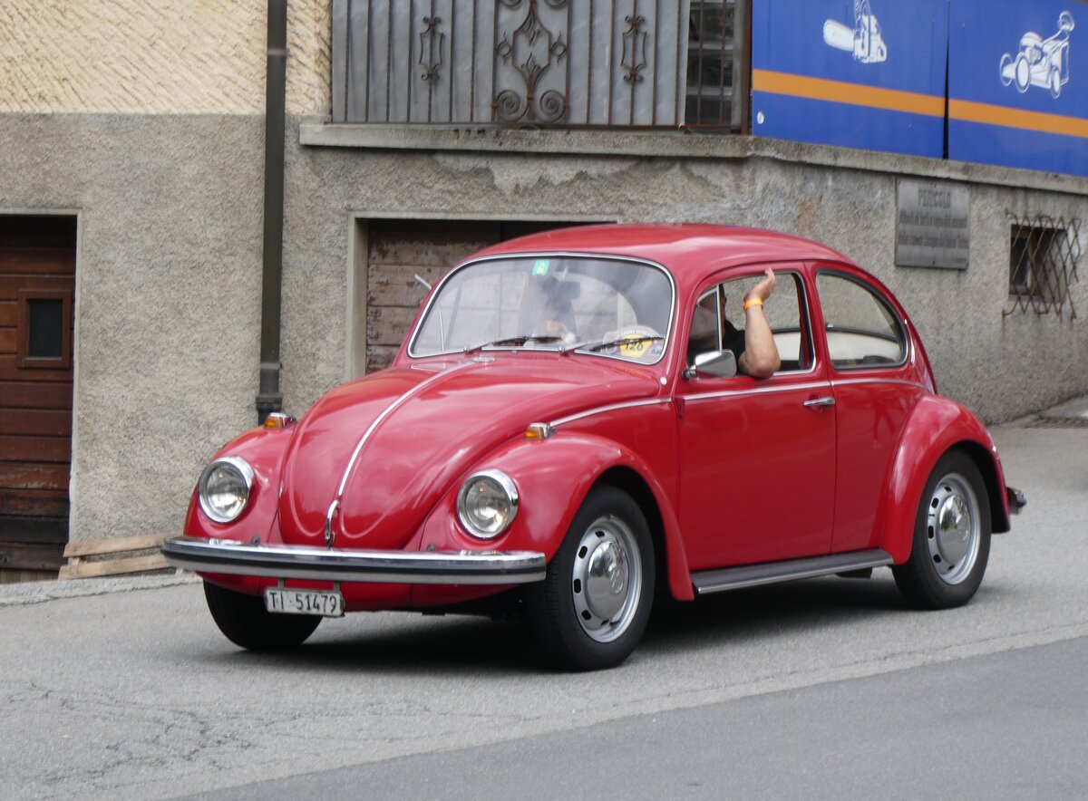 (263'562) - VW-K�fer - TI 51'479 - am 9. Juni 2024 in Faido, Via Saresc