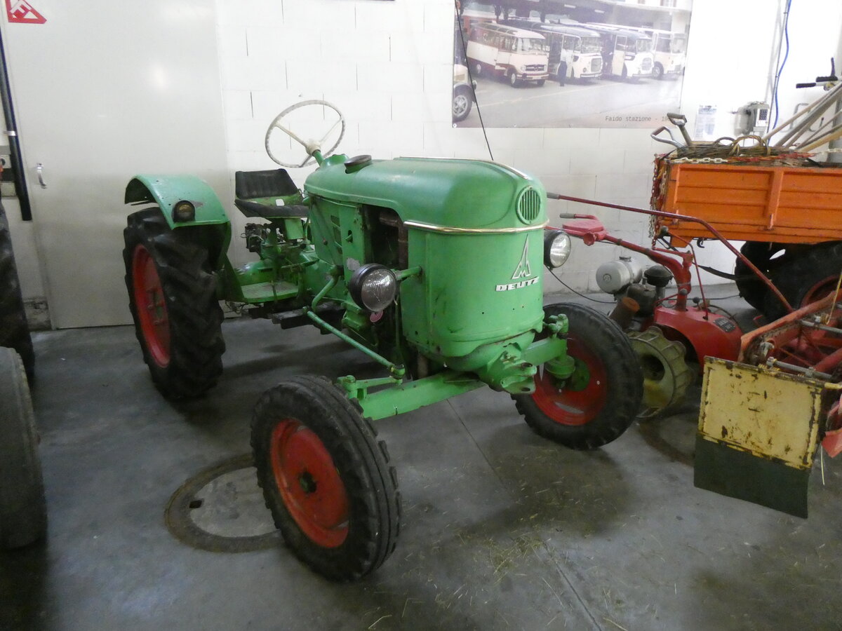 (263'603) - Deutz am 9. Juni 2024 in Faido, Garage Barenco