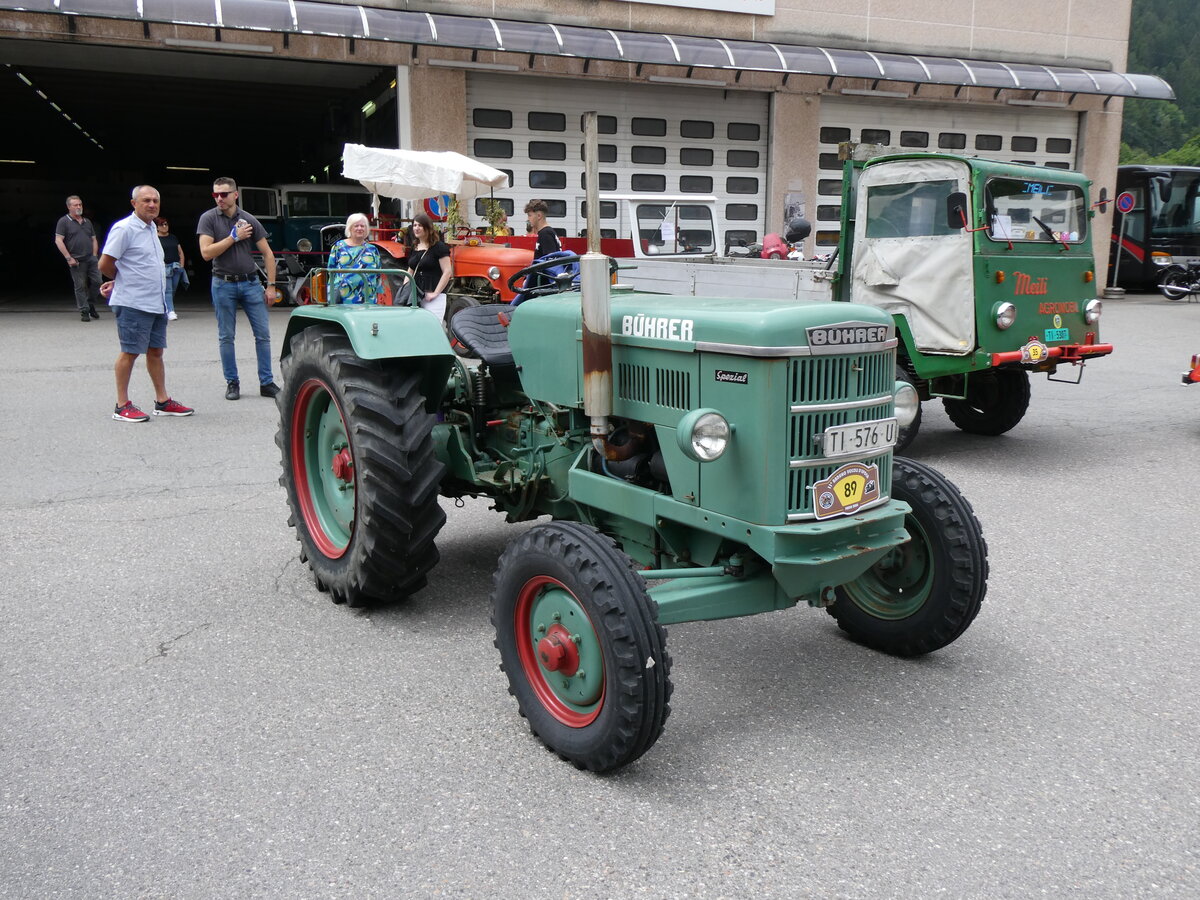 (263'607) - B�hrer - TI 576 U - am 9. Juni 2024 in Faido, Garage Barenco