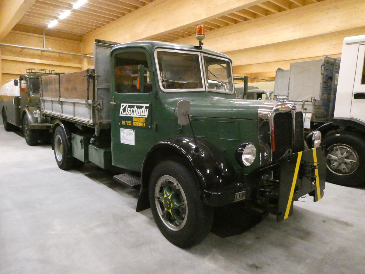 (263'887) - Tschudy, Schwanden - FBW am 22. Juni 2024 in N�fels, FBW-Museum