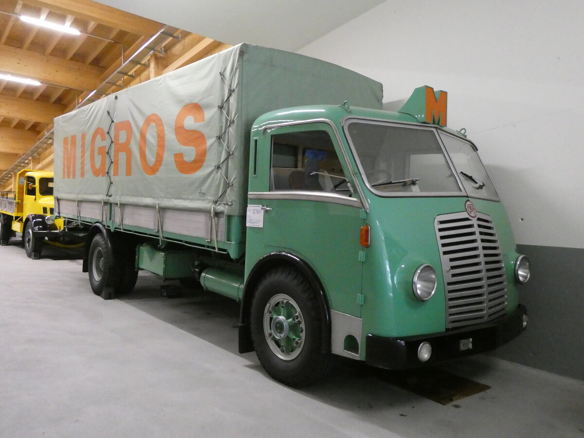 (263'907) - Migros, Z�rich - FBW am 22. Juni 2024 in N�fels, FBW-Museum