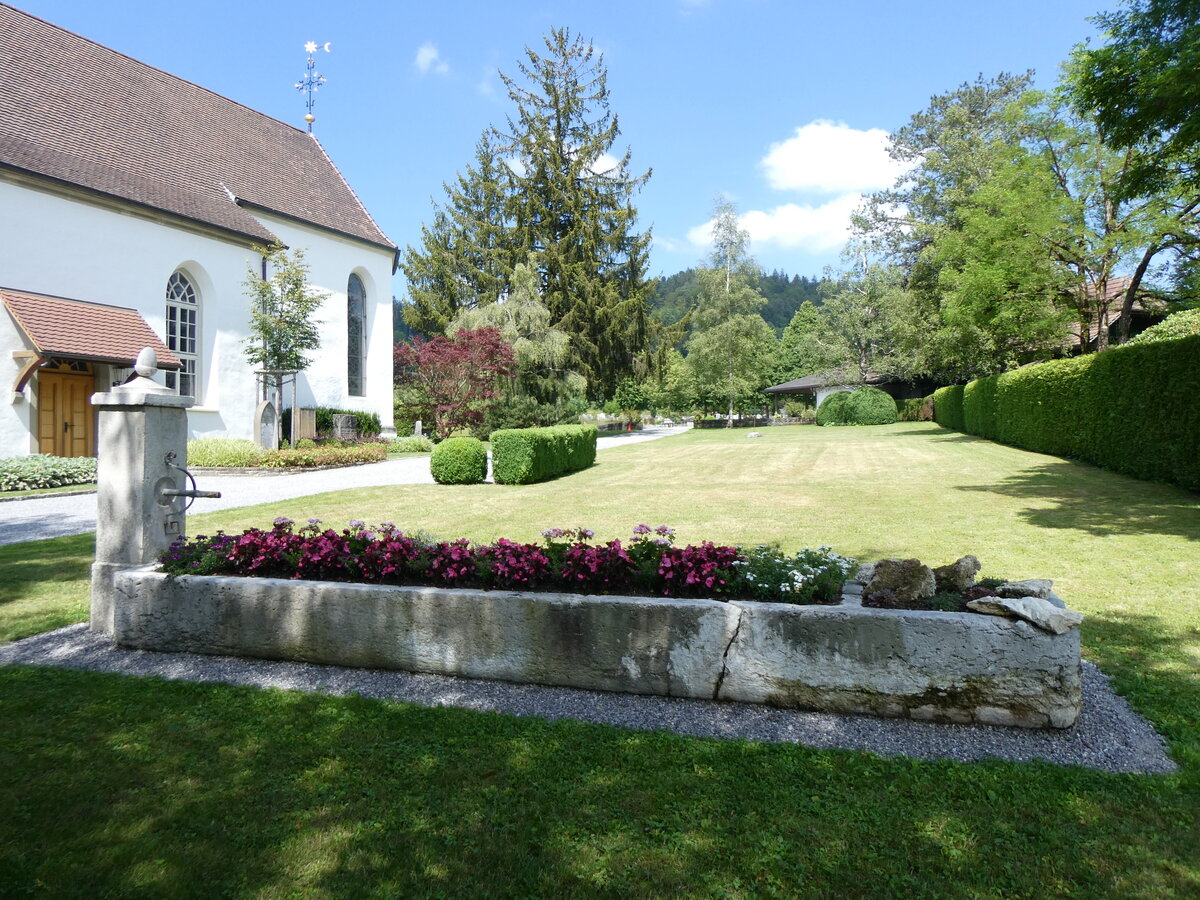 (264'028) - Blumen-Brunnen am 25. Juni 2024 in L�tzelfl�h