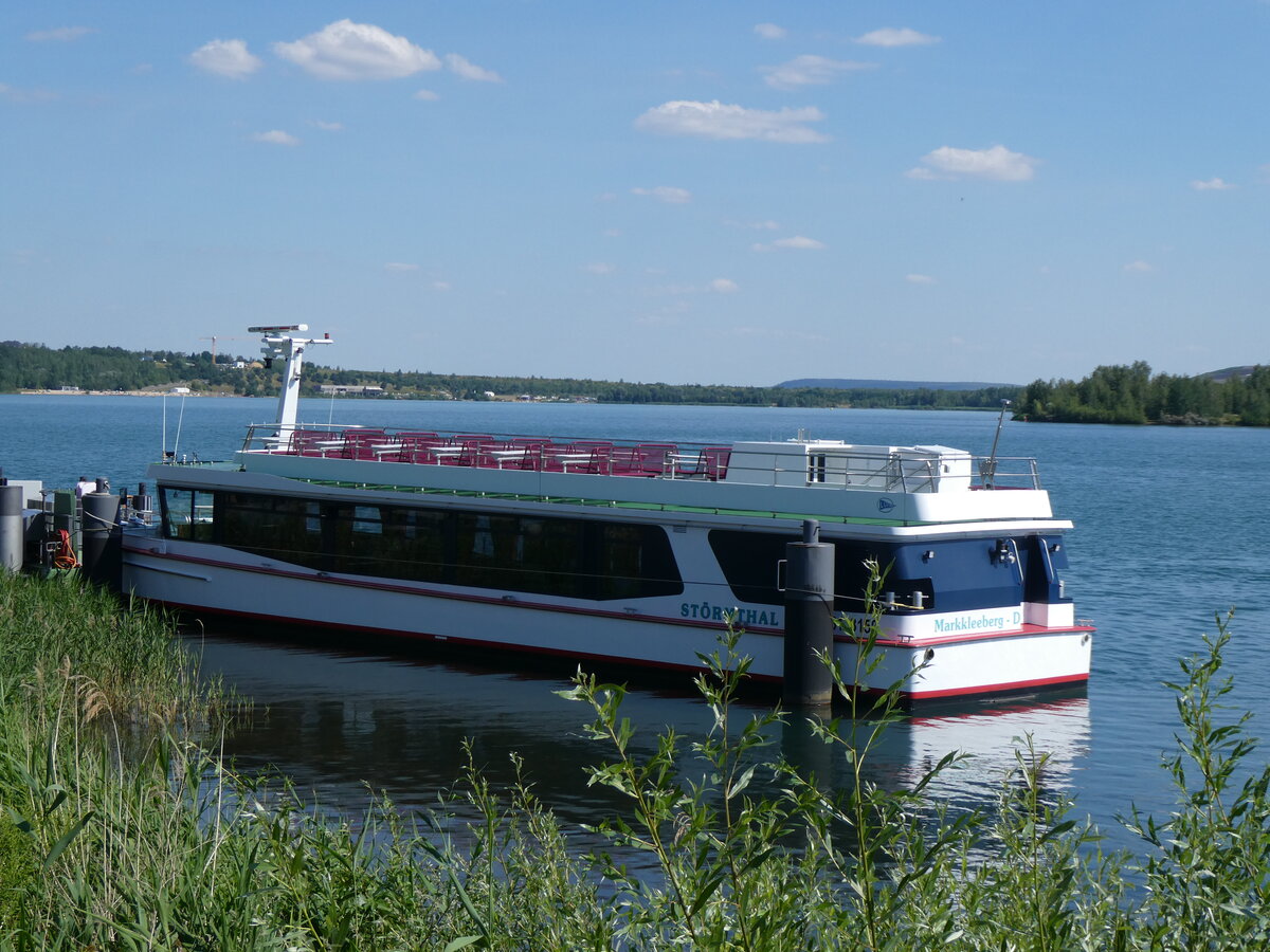 (264'505) - Motorschiff St�rmthal am 9. Juli 2024 in Markkleeberg