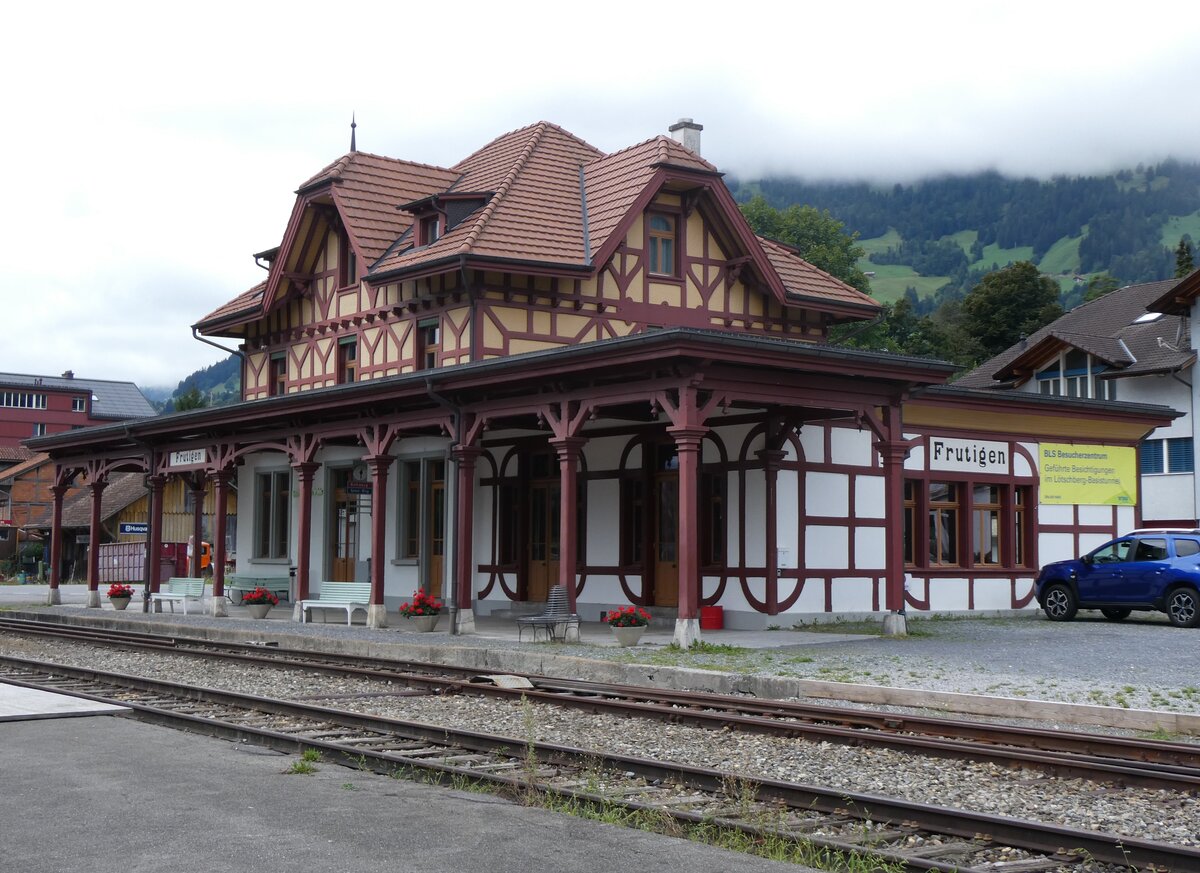 (266'182) - Alter Bahnhof am 26. August 2024 in Frutigen