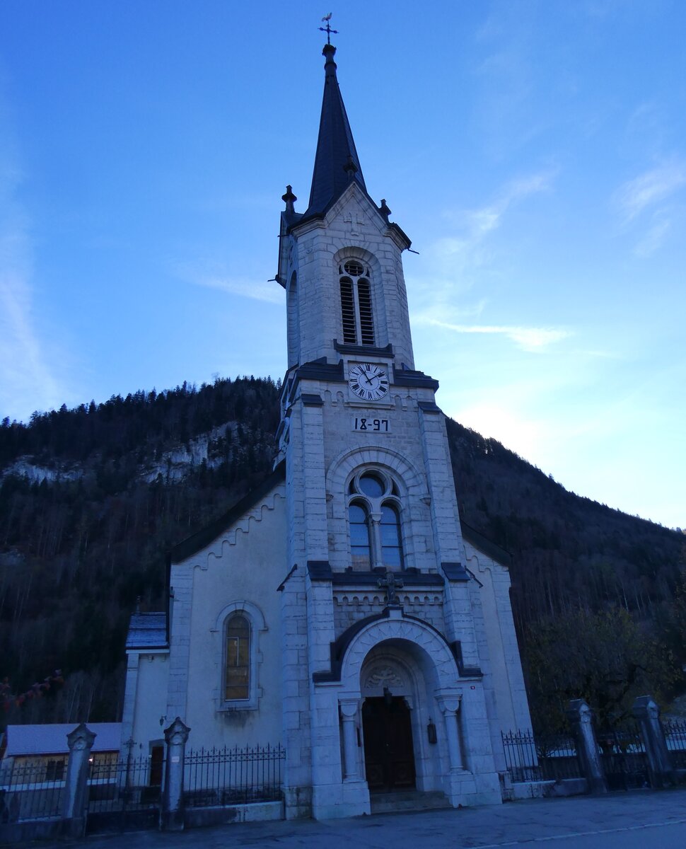 (269'204) - Kirche am 16. November 2024 in Montbovon