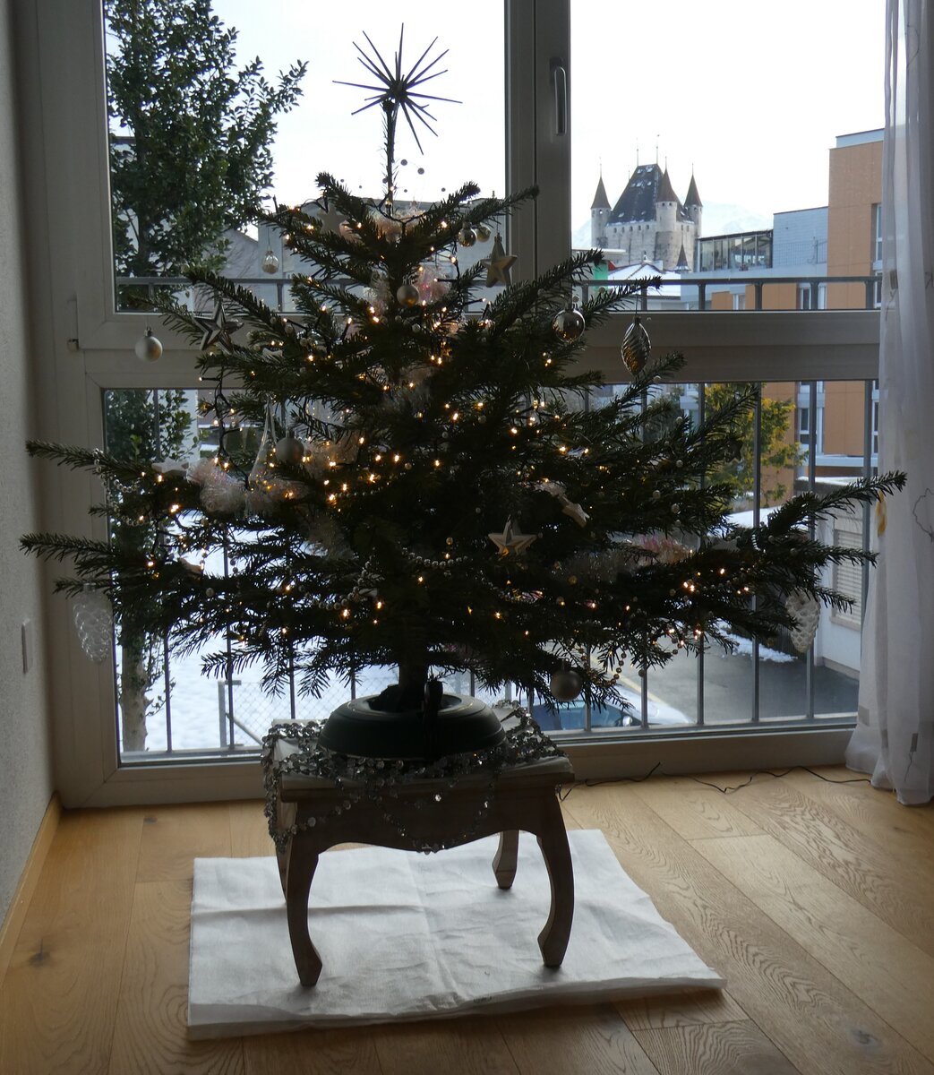 (270'170) - Weihnachtsbaum am 24. Dezember 2024 in Steffisburg