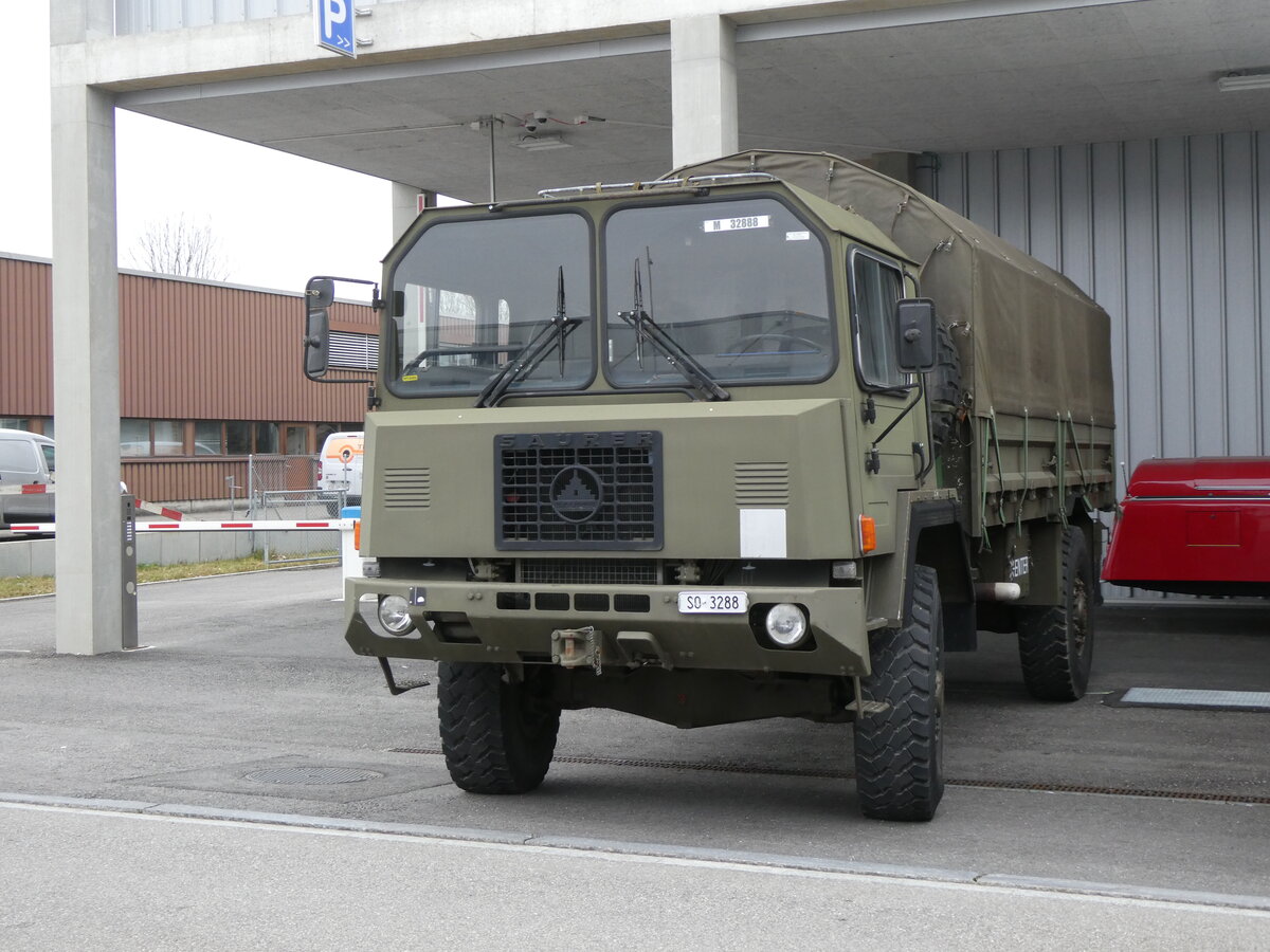 (272'944) - Saurer - SO 3288 - (M+32'888) am 15. M�rz 2025 in Derendingen, Enter