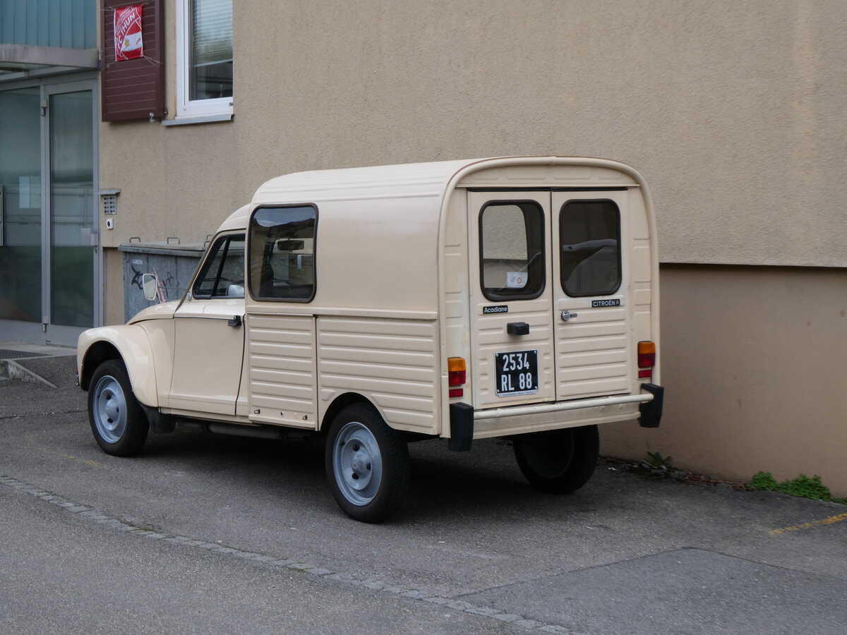 (273'481) - Citro�n - 2534 RL 88 - am 1. April 2025 in Steffisburg, Burgfeldweg