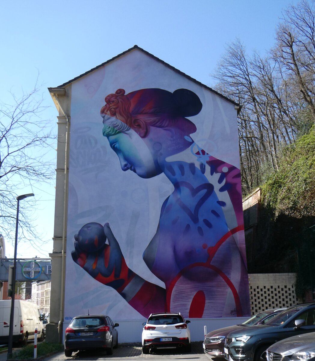 (273'528) - Wandgem�lde von PichiAvo von Valencia am 3. April 2025 in Wuppertal