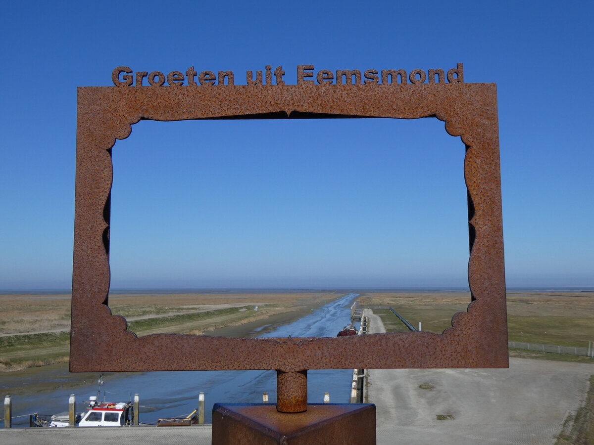 (273'551) -  Fotopunkt  Groeten uit Eemsmond am 4. April 2025 in Noordpolderzijl 
