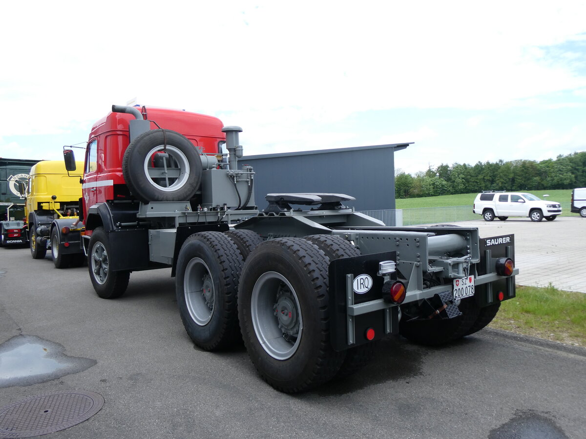(274'558) - Balkansped - SZ 200'078 - Saurer am 3. Mai 2025 in Attikon, Wegm�ller