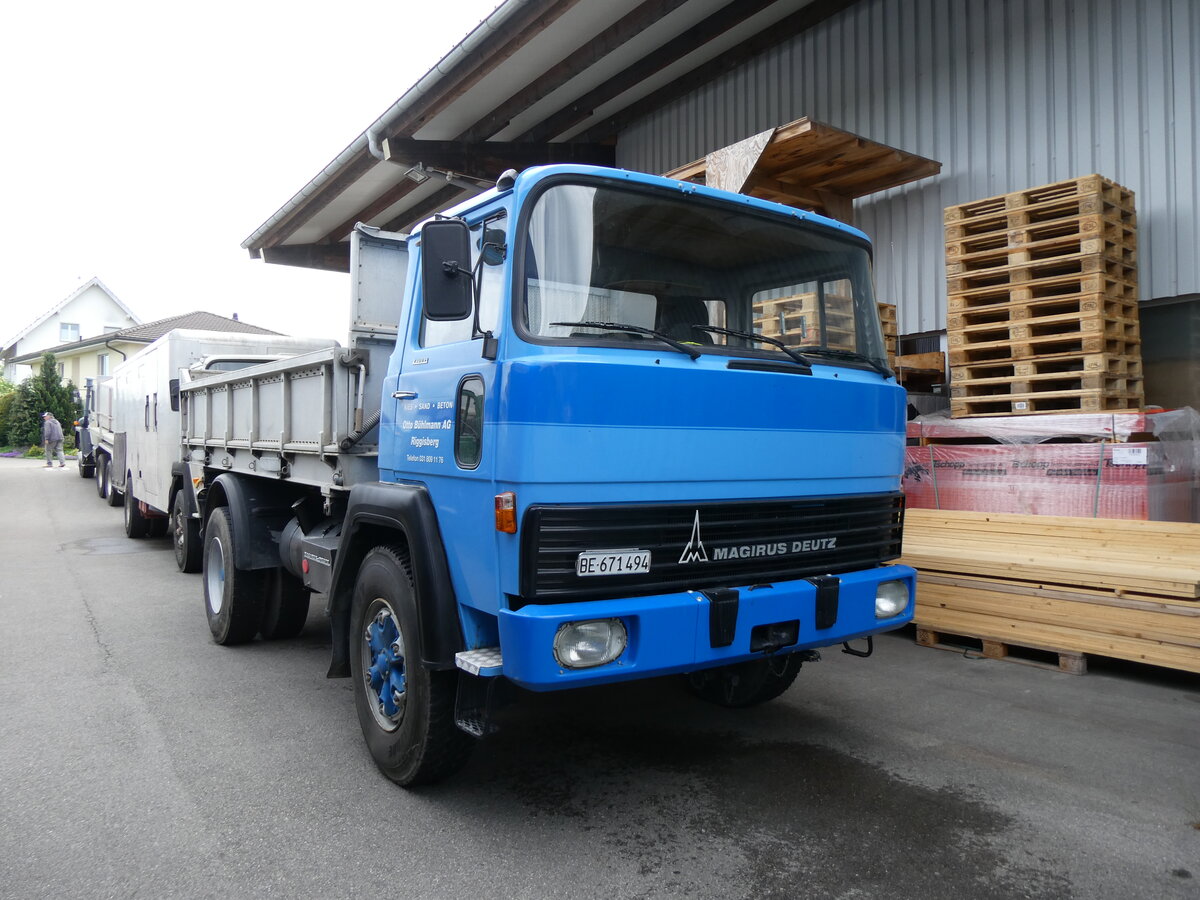 (274'559) - B�hlmann, Riggisberg - BE 671'494 - Magirus-Deutz am 3. Mai 2025 in Attikon, Wegm�ller