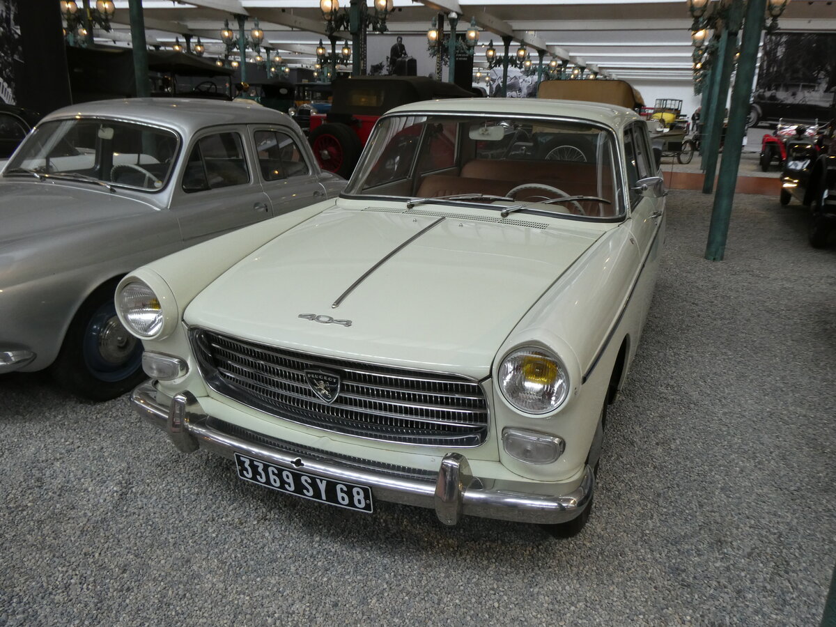 (274'784) - Peugeot - 3369 SY 68 - am 6. Mai 2025 in Mulhouse, Collection Schlumpf