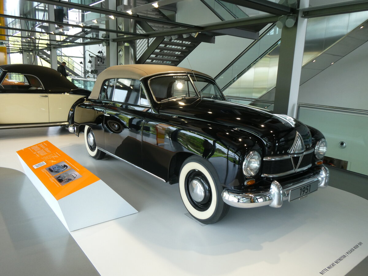 (274'949 - Borgward - Jahrgang 1951 - am 7. Mai 2025 in Wolfsburg, Autostadt