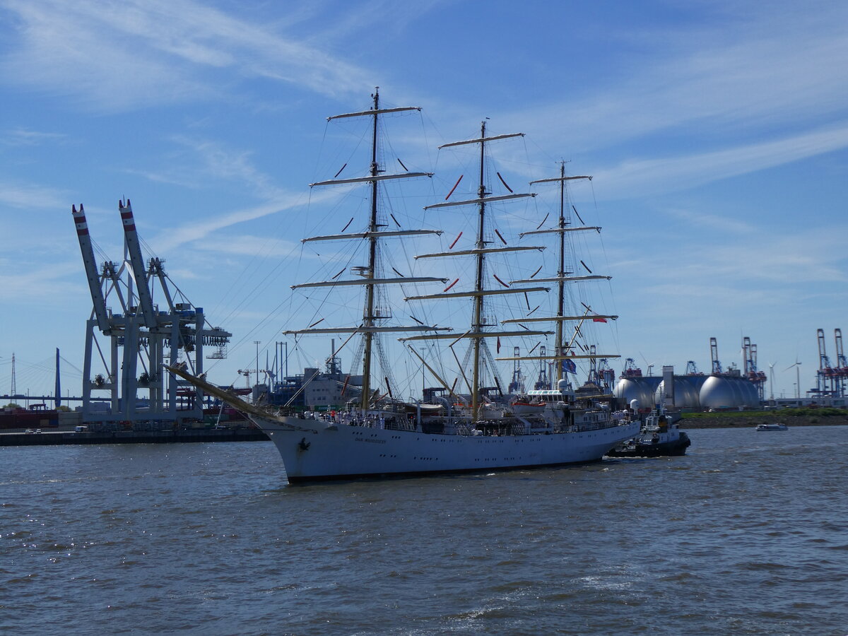 (275'306) - 836. Hafengeburtstag mit Schiffsparade am 9. Mai 2025 auf der Elbe in Hamburg