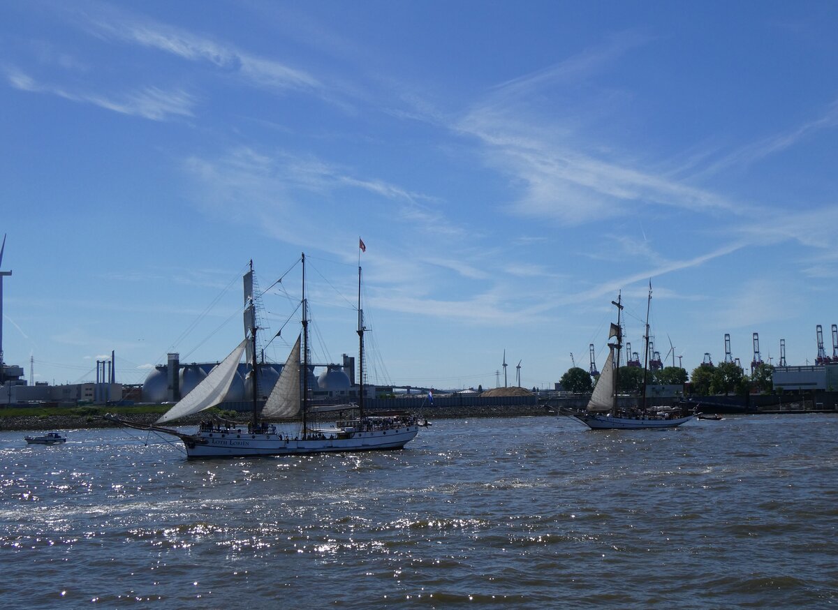 (275'311) - 836. Hafengeburtstag mit Schiffsparade am 9. Mai 2025 auf der Elbe in Hamburg
