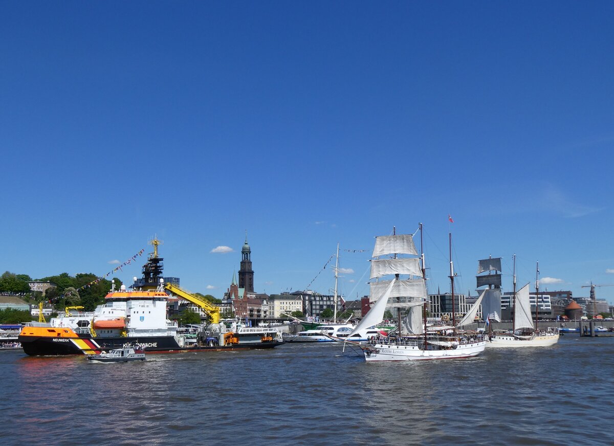 (275'339) - 836. Hafengeburtstag mit Schiffsparade am 9. Mai 2025 auf der Elbe in Hamburg