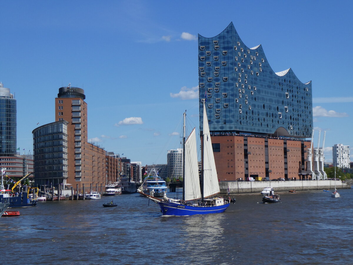 (275'343) - 836. Hafengeburtstag mit Schiffsparade am 9. Mai 2025 auf der Elbe in Hamburg