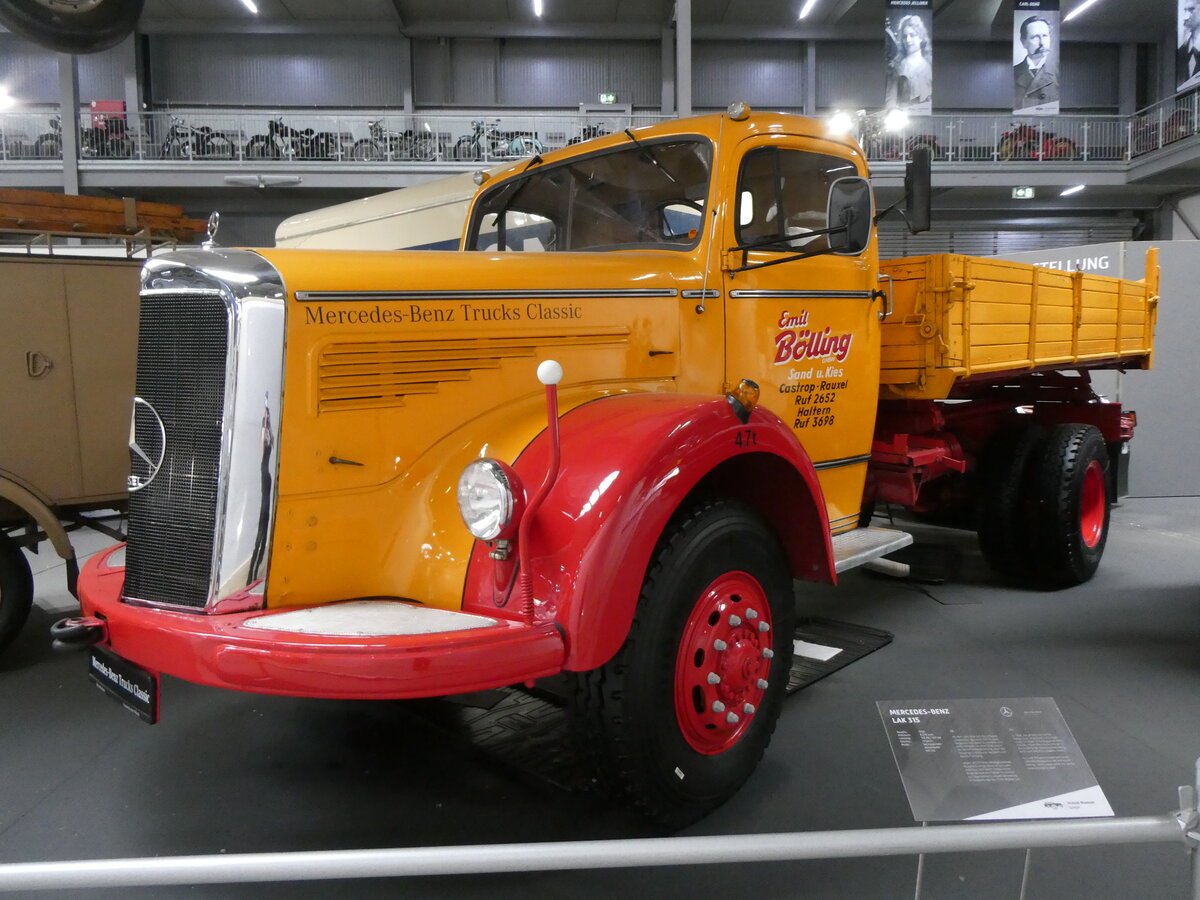 (275'511) - B�lling, Castrop-Rauxel - Mercedes am 12. Mai 2025 in Speyer, Technik-Museum