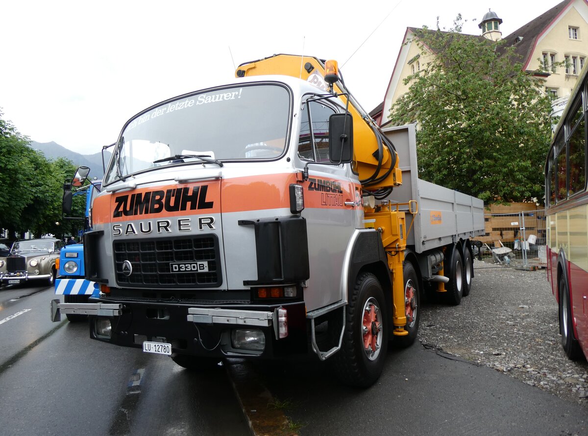 (276'359) - Zumb�hl, Littau - Nr. 58/LU 12'780 - Saurer am 7. Juni 2025 in Sarnen, OiO