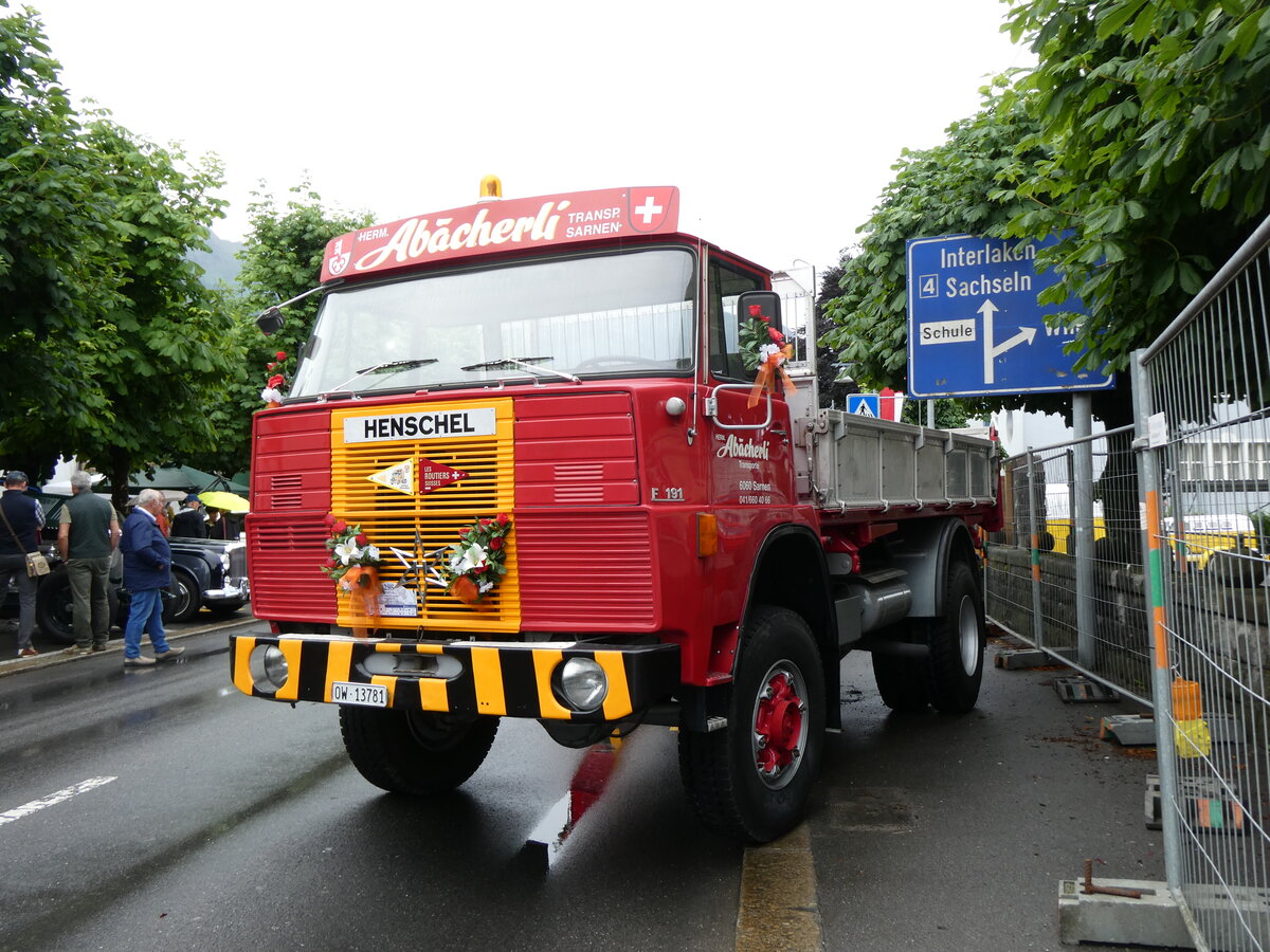 (276'362) - Ab�cherli, Sarnen - OW 13'781 - Henschel am 7. Juni 2025 in Sarnen, OiO