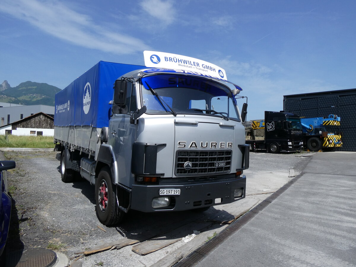 (276'675) - Br�hwiler, Niederb�ren - SG 197'191 - Saurer am 14. Juni 2025 in Aigle, Kolly SA