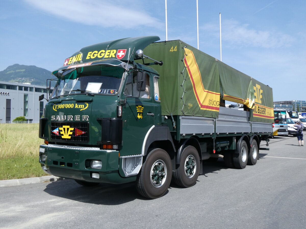 (276'678) - Egger, H�rkingen - Nr. 44/SO 114'044 - Saurer am 14. Juni 2025 in Aigle, Kolly SA