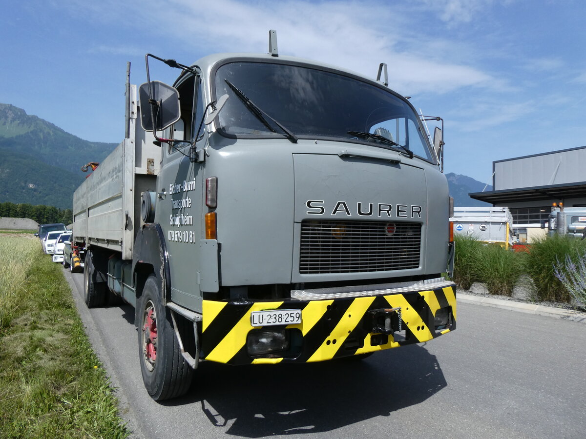 (276'680) - Eicher-Burri, Sch�pfheim - LU 238'259 - Saurer am 14. Juni 2025 in Aigle, Kolly SA