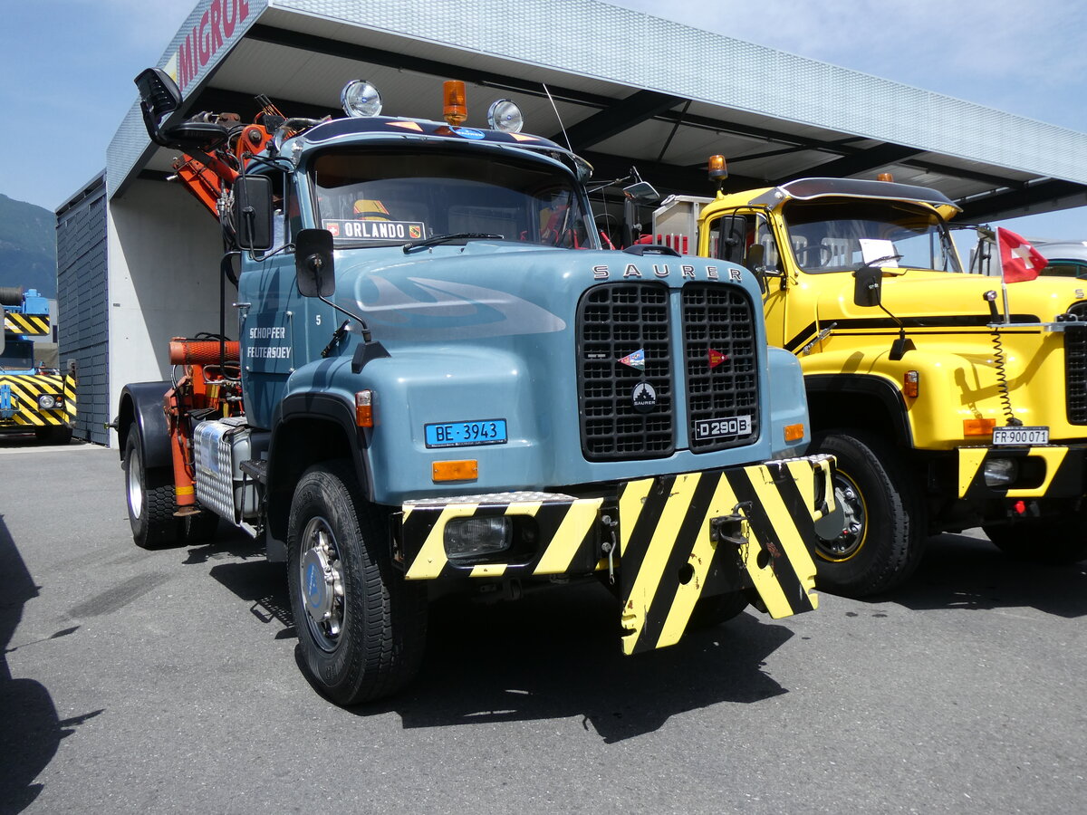 (276'691) - Schopfer, Feutersoey - Nr. 5/BE 3943 - Saurer am 14. Juni 2025 in Aigle, Kolly SA
