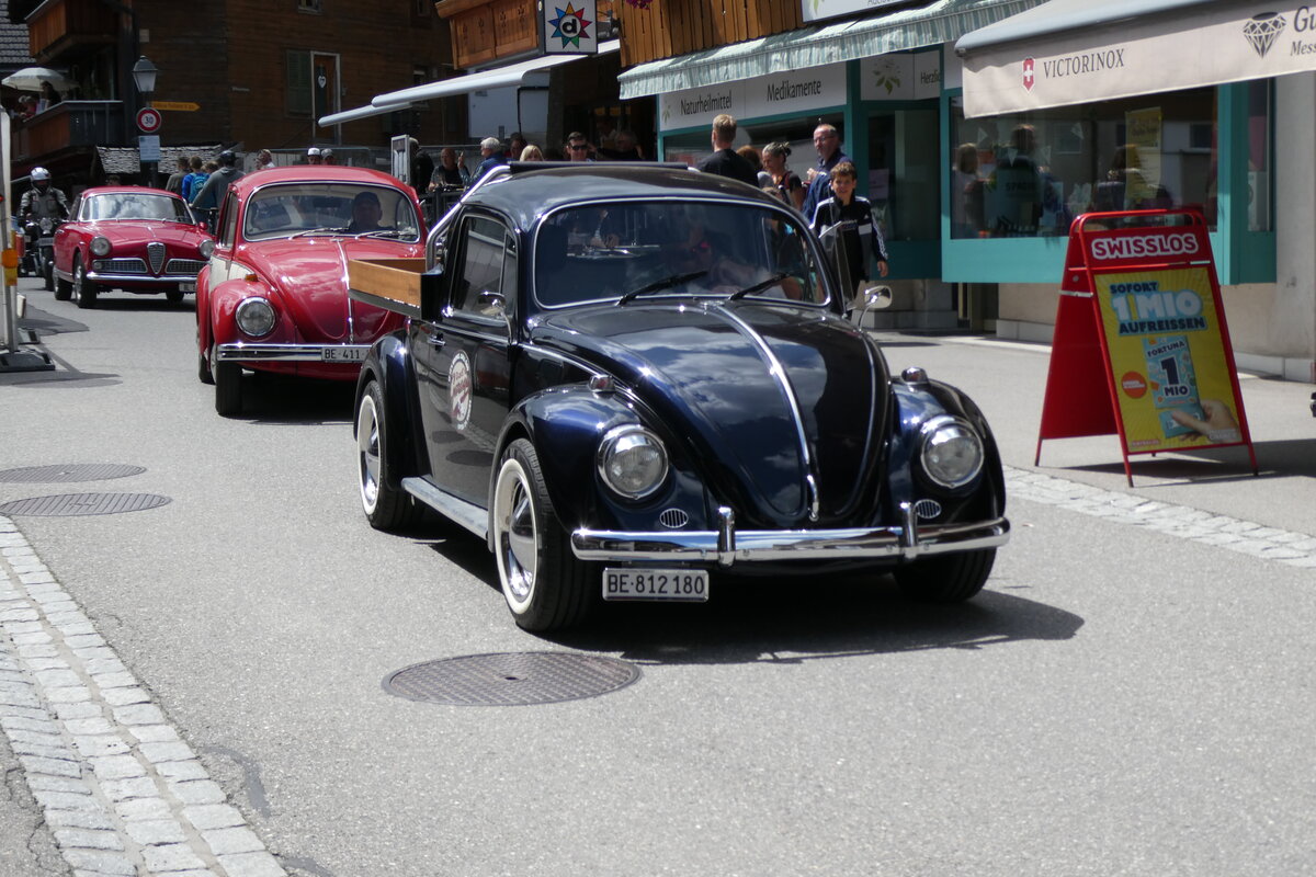 (278'161) - VW-K�fer - BE 812'180 - am 27. Juli 2025 in Adelboden, Dorfstrasse